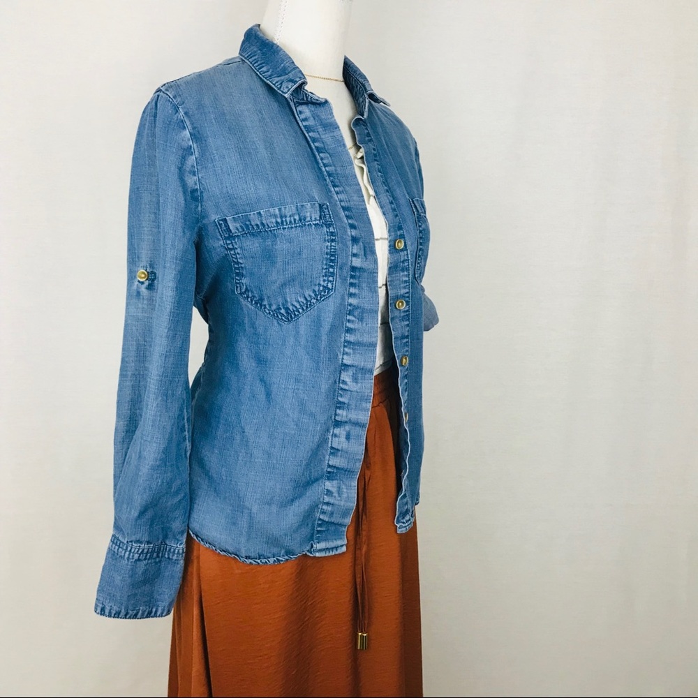 Bella Dahl Chambray button down